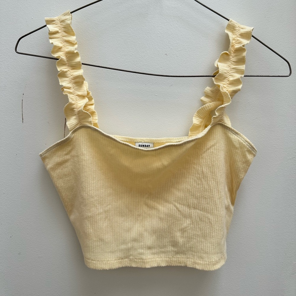 Sunday Best Light Cream Ribbed Knit